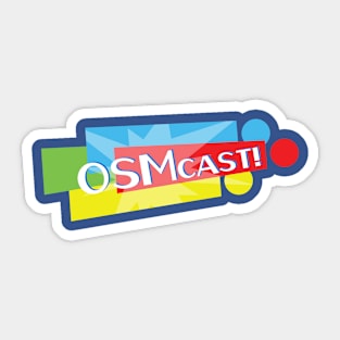 The OSMcast Super Famicom Inspired Sticker